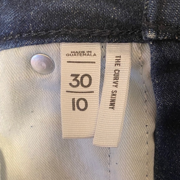 LOFT Dark Blue Women's Curvy Skinny Jeans- Size 10 (3 Pairs) - Picture 3 of 10